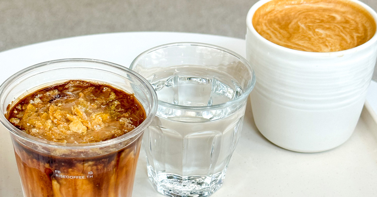 Dirty Cereal Killer and Flat White.