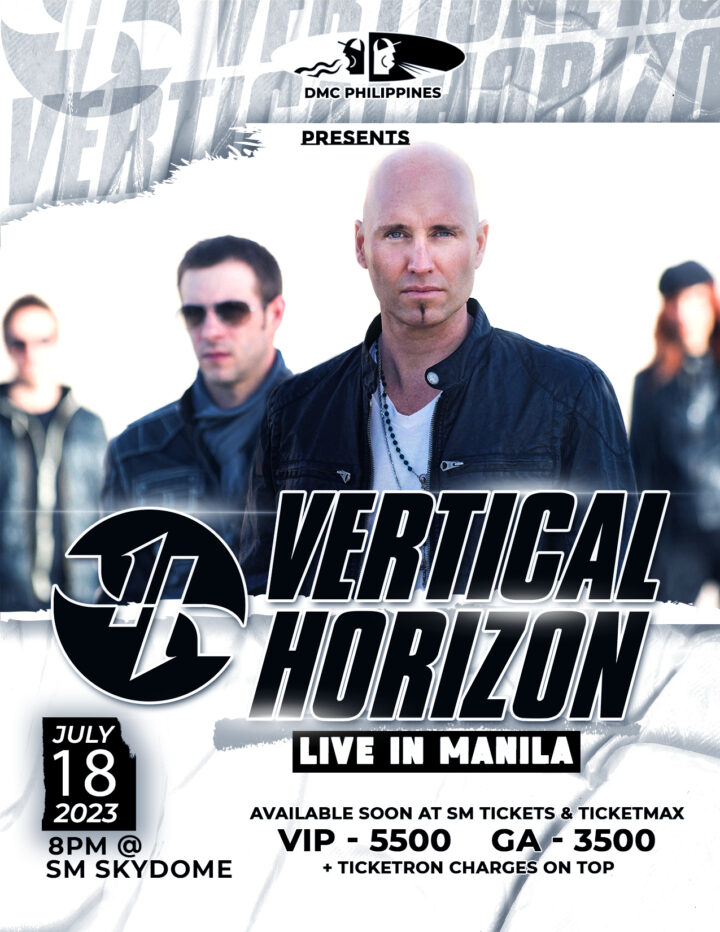 Vertical Horizon in Manila poster e1682660593267