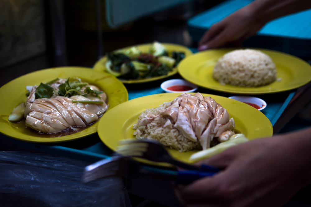unsplash stock singapore hawker food chicken hainanese