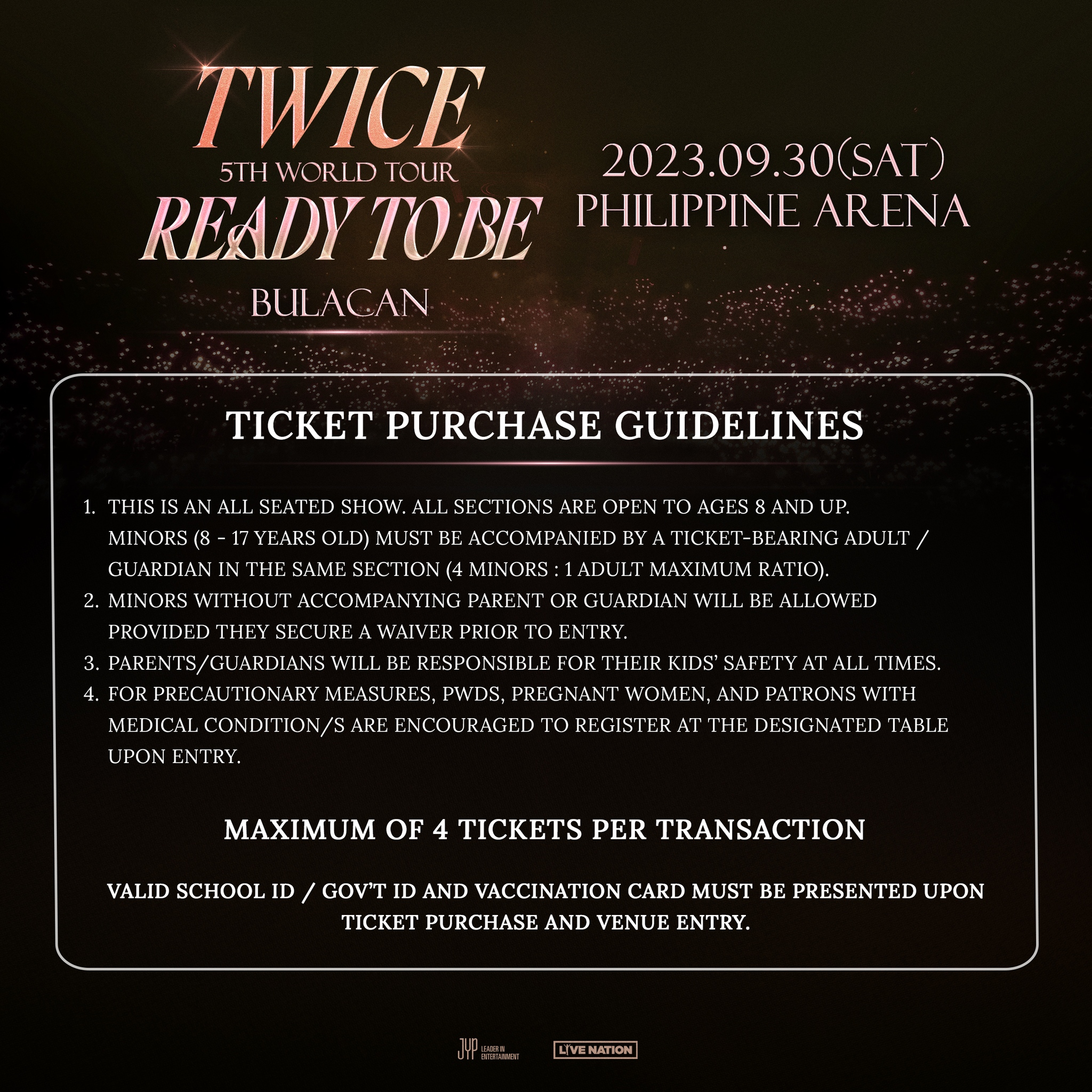 Live Nation Philippines K-Pop Girl Group TWICE Returns to the Philippines on September 2023—Ticket Prices Here