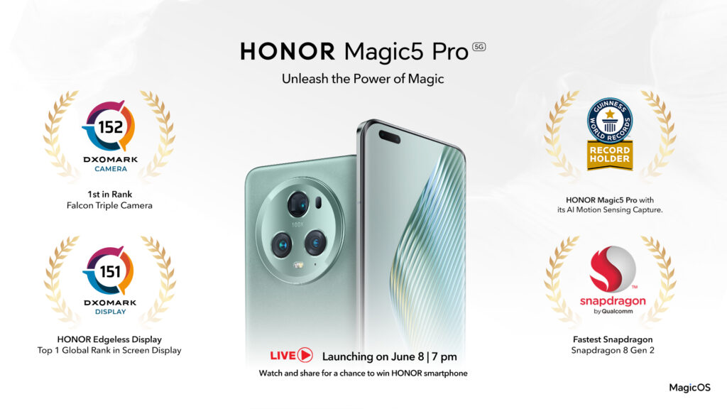 Main KV Launch of HONOR Magic5 Pro on June 8