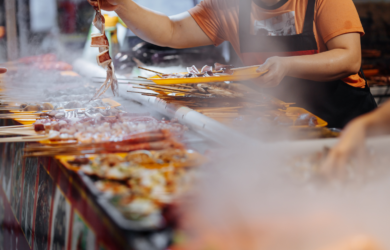 Asian night market