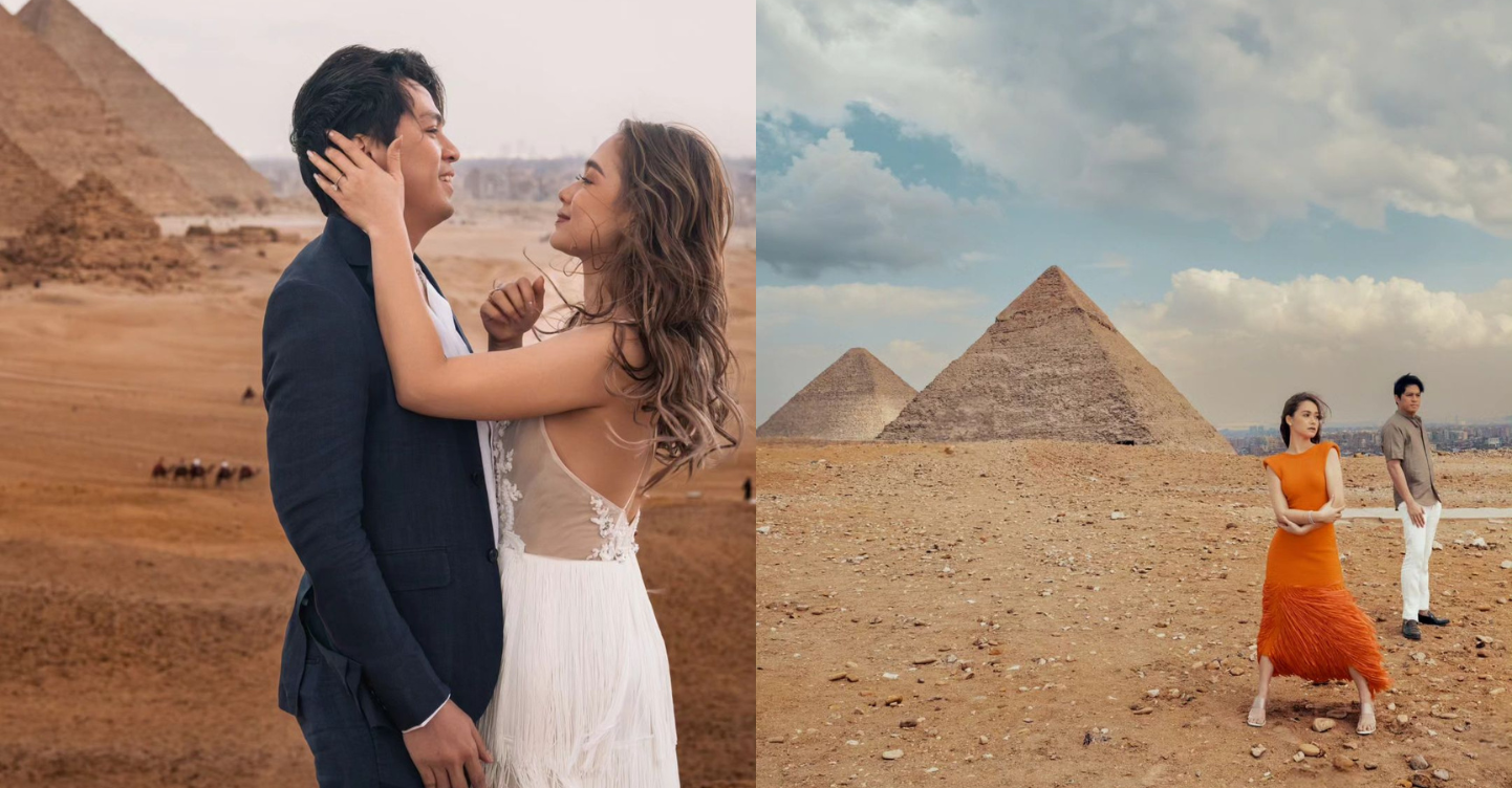 شاهد: جلسة التصوير لماجا سلفادور ورامبو نونيز قبل الزواج في مصر كانت حالمة للغاية!