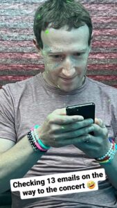 Mark Zuckerberg eras tour