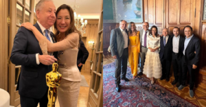 Michelle Yeoh and Jean Todt