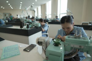 Mongolia cashmere industry factory
