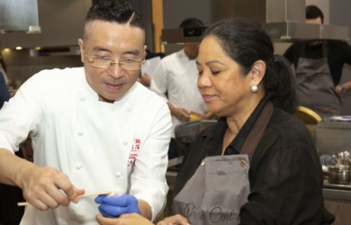 Chef Adam Wong and Chef Margarita