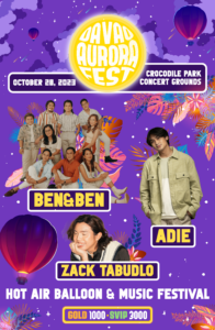 Davao Aurora Music Festival and Hot Air Balloon Display poster