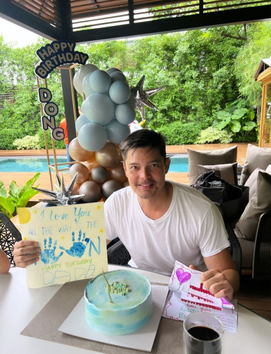 LOOK: Dingdong Dantes Celebrates Birthday With Lovely Surprises From