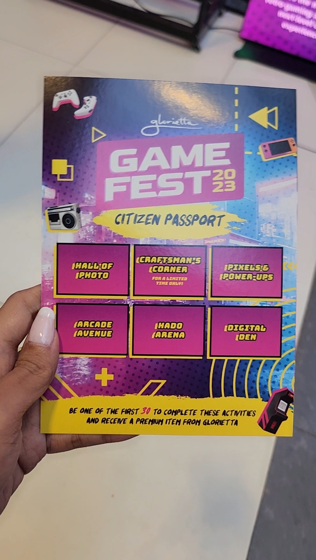Glorietta Gamefest 2023 Citizen Passport