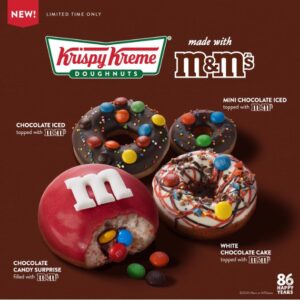 Krispy Kreme and M&M's