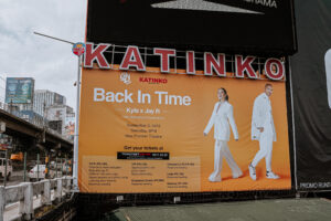 Kyla Jay R reunion concert billboard in GUADALUPE