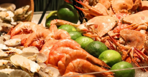 Sheraton Manila Bay seafood dishes