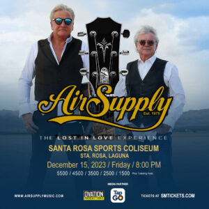 AIR SUPPLY STA.ROSA LAGUNA POSTER
