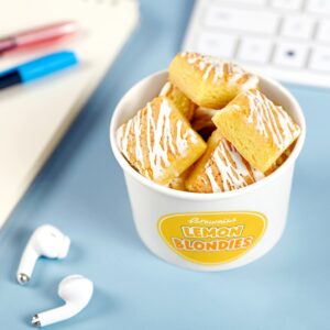 Indulge in a bite sized sweetness is on a busy day with Lemon Blondies
