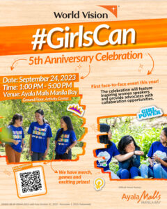 World Vision World Visions 5th anniversary GirlsCan celebration to highlight girls rights and empowerment photo1