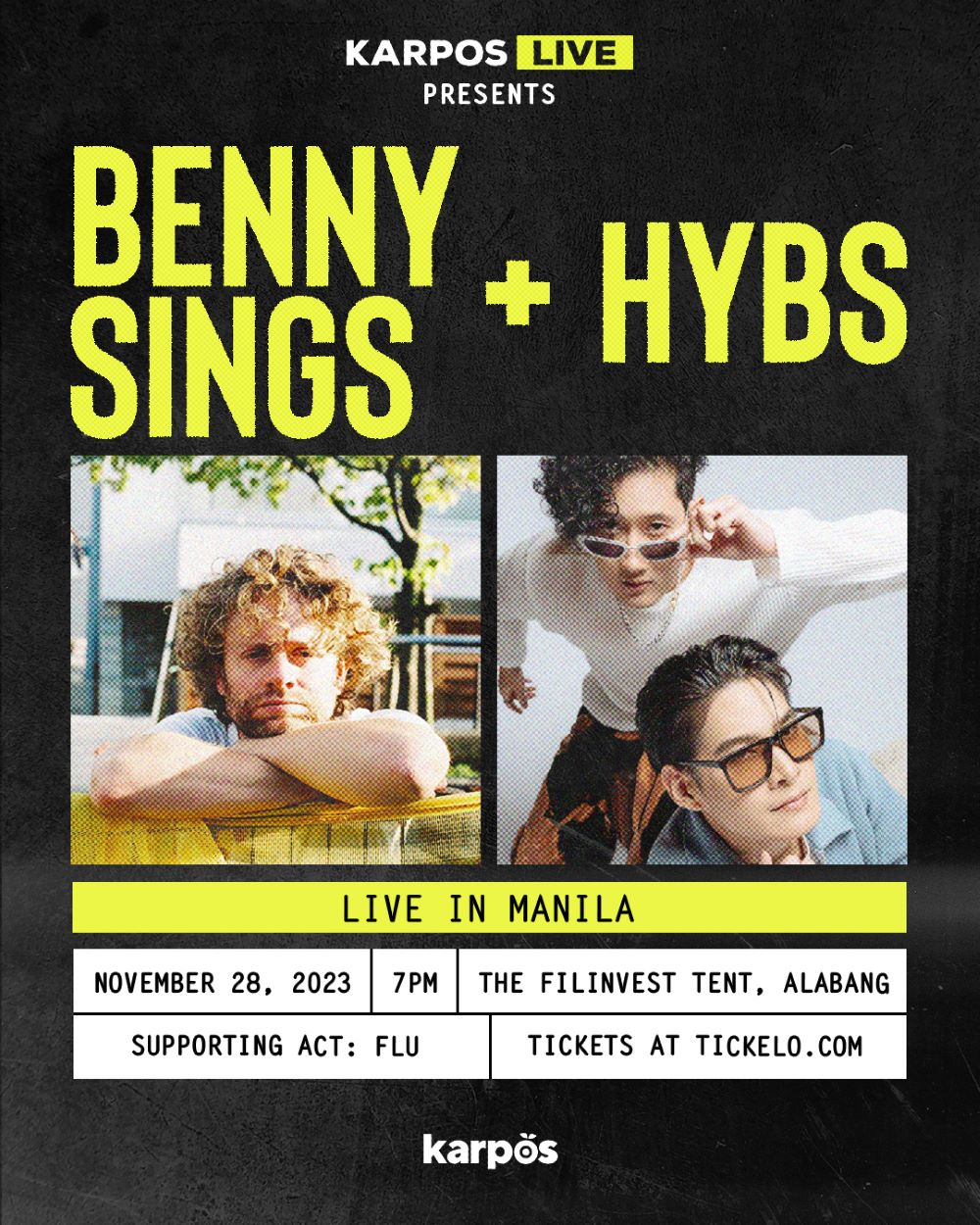 Benny Sings and HYBS to Perform Back-to-Back in Manila This November 2 Benny Sings and HYBS to Perform Back-to-Back in Manila This November | Karpos Live