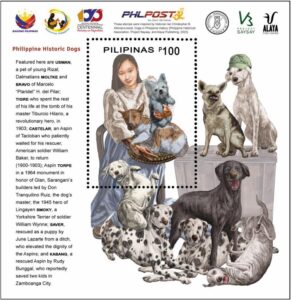 Dogs in History Souvenir Sheet