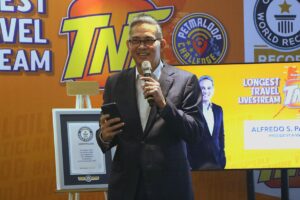 The Philippines Sets the Guinness World Record for Longest Travel Livestream 2 TNT3 Alfredo S. Panlilio President and CEO of PLDT and Smart
