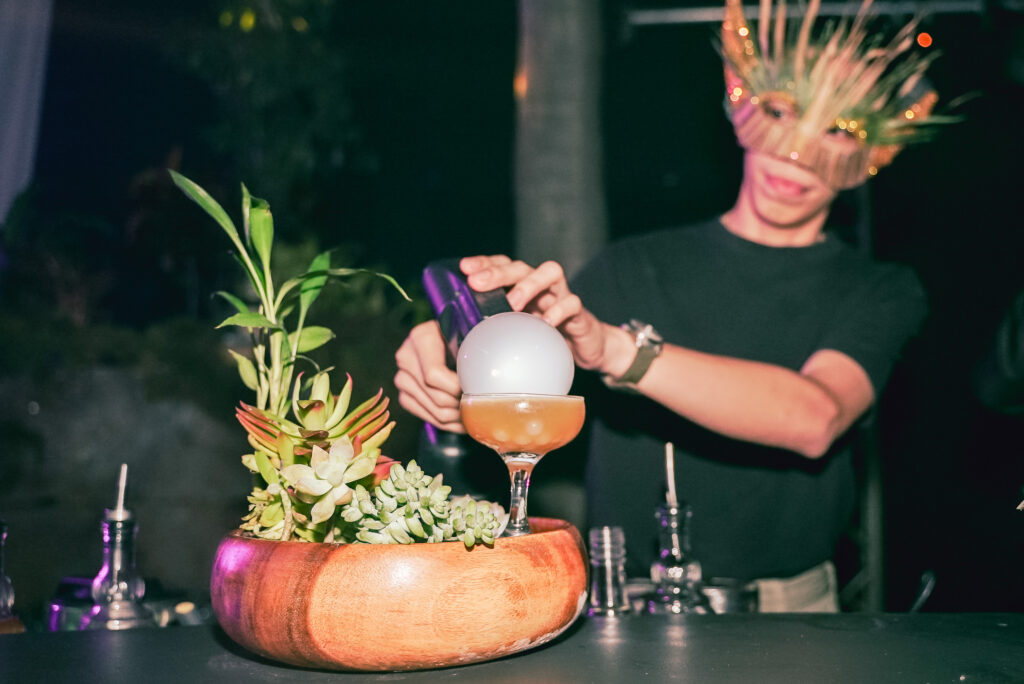 LOOK: These Cocktails are Perfect for the Holiday Season 4 The Sugarlandia Sour a riff on the classic Old Cuban is made with Don Papa Rum 7 years old fresh kamias juice and tamarind cordial 1