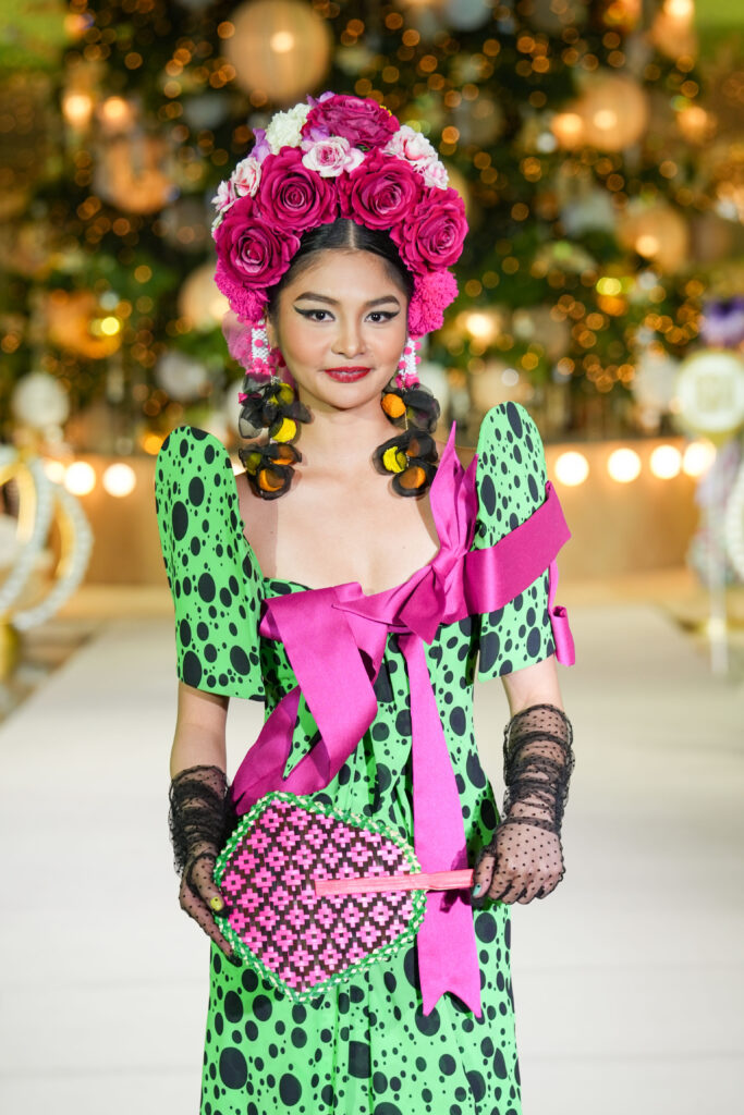 11a Lesley Mobo unveils a dynamic collection celebrating the tropics expert draping techniques and bold prints