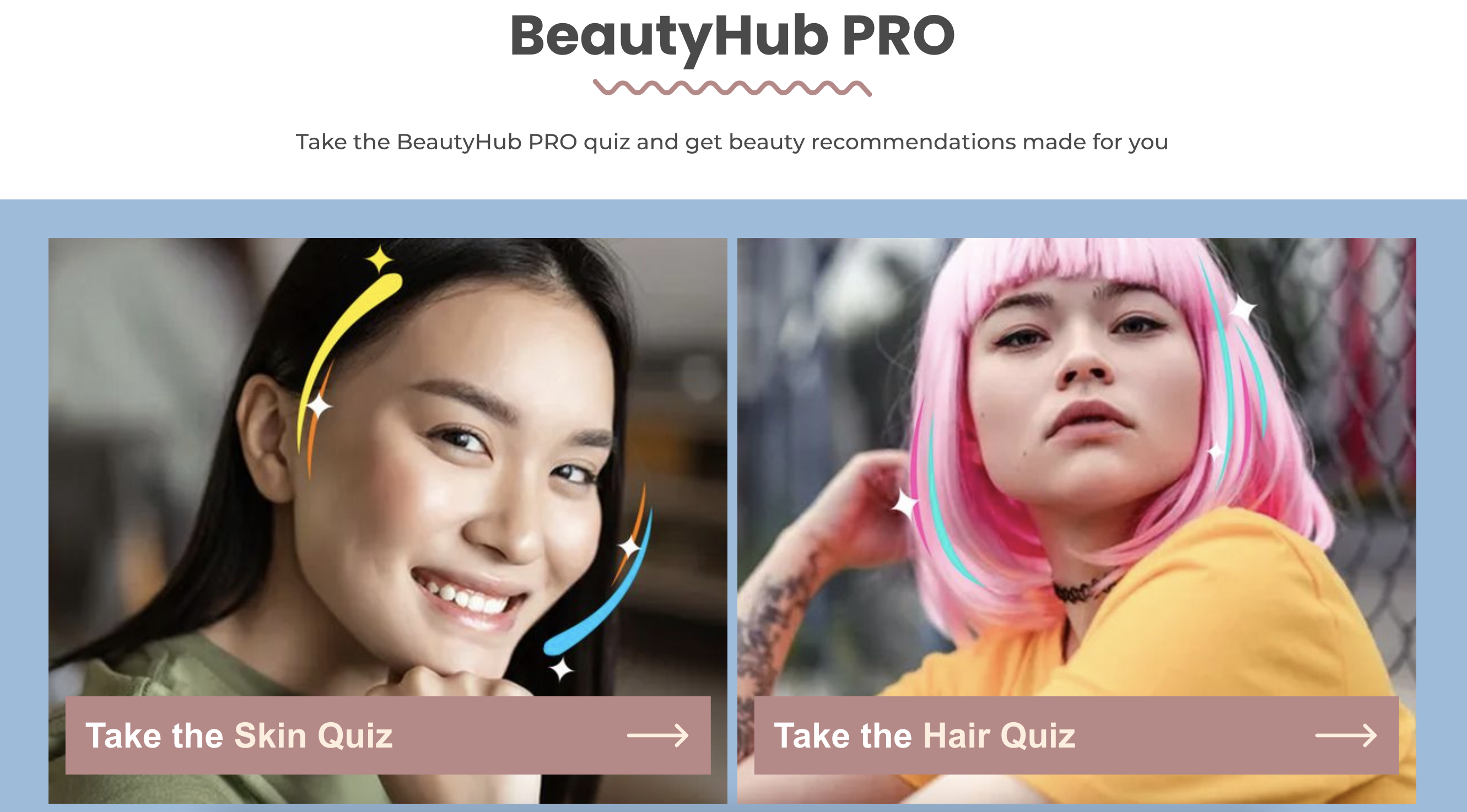 BeautyHub PRO | Free Online AI Beauty Analysis | Hair Quiz, Skin Quiz