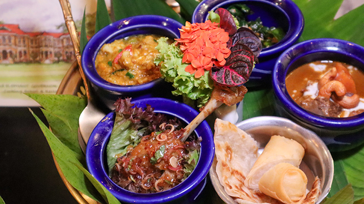 (c) WIM in Thailand | Four main dishes of Blue Elephant Phuket