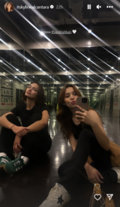 Sarah Lahbati and Kyline Alcantara IG Story 2