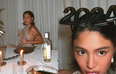 Nadine Lustre Gives a Glimpse of Her Minimalist New Year Celebration