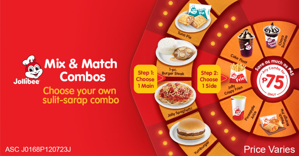 Jollibee Mix & Match Combos are Back, and They’re Super Sulit When In
