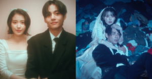 IU and BTS' V Team Up in Post-Apocalyptic Music Video of "Love Wins All" 1 IU and BTS' V love wins all music video