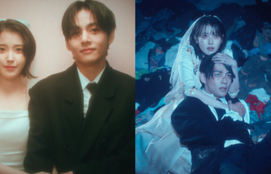 IU and BTS' V love wins all music video