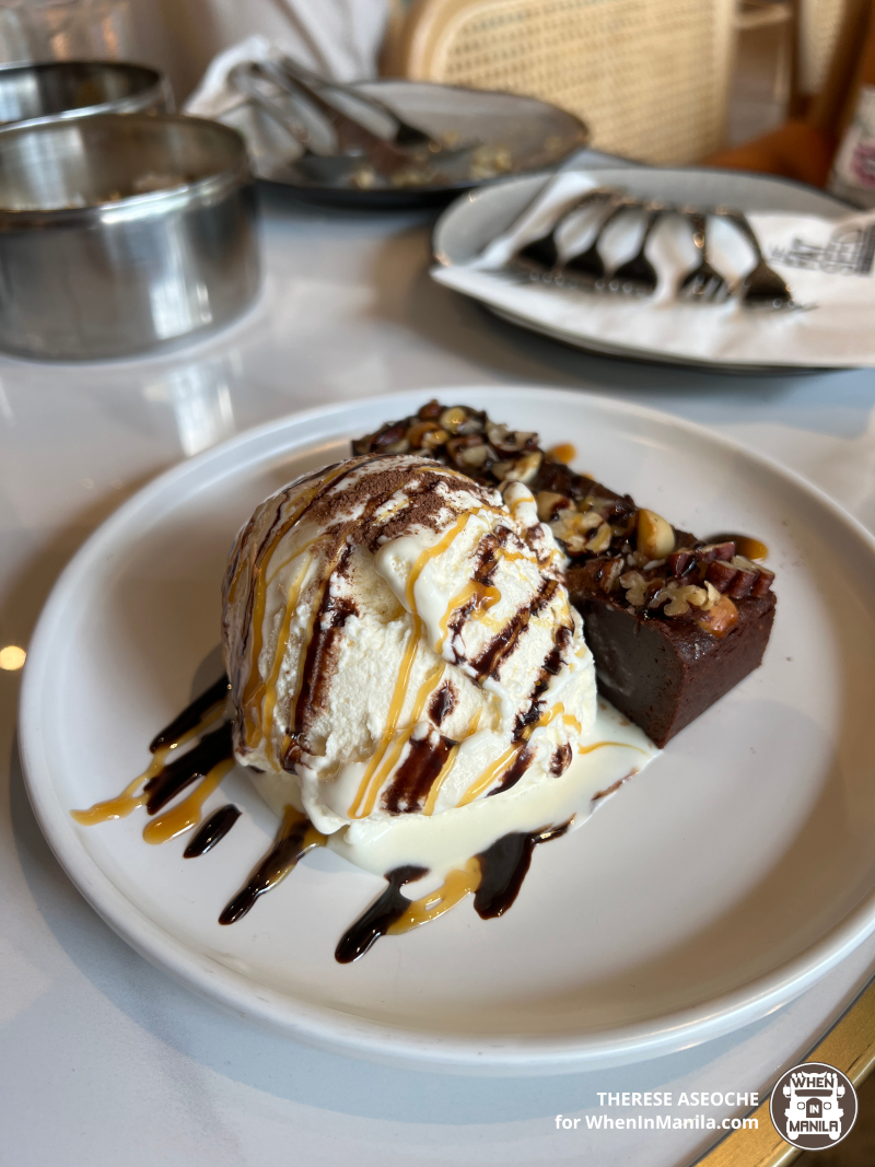 fat seed cafe one ayala brownie