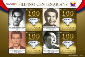 ENRILE CENTENARIAN PERSONALIZED STAMPS