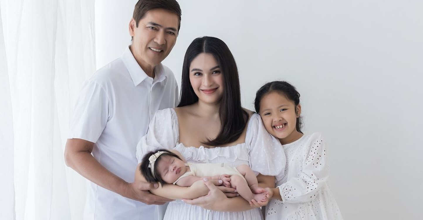 Pauleen Luna and Vic Sotto Mark Thia's 1st Month - When In Manila