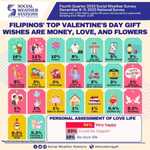 SWS survey valentine's day gifts