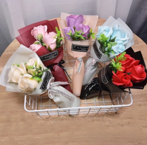 Valentine's Day Gift Ideas soap flower bouquet