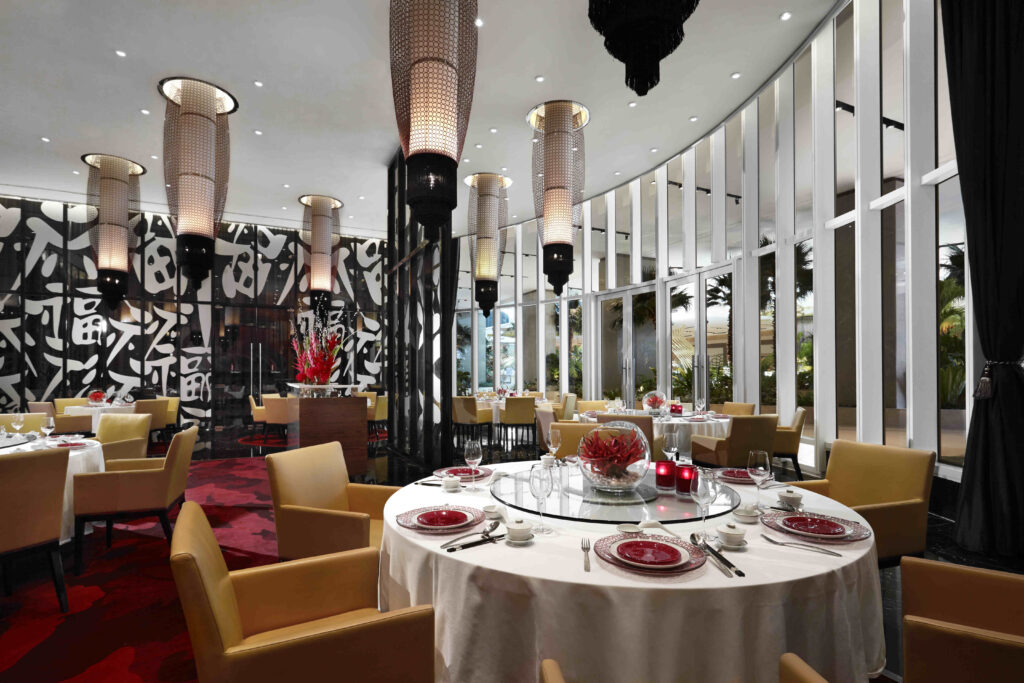 Solaire Resort Red Lantern Dining Area