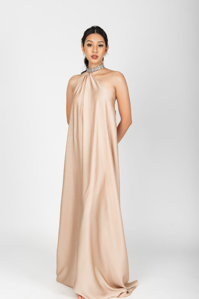 This Local Brand Launched Beautiful Dresses with Malingkat Weaves from Mindanao 7 Tala Beige