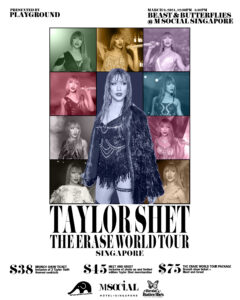 Lady Gagita to Hold First-Ever Overseas Show 'Taylor Shet: The Erase Tour' in Singapore 1 Taylor Shet World Tour Lady Gagita