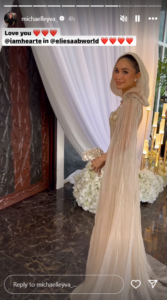 heart evangelista walking down the aisle