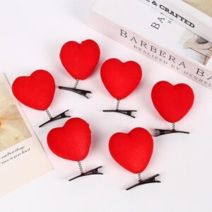 heart hair clip bibe duck hair clip