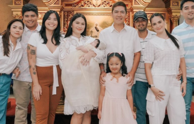 Vic Sotto and Pauleen Luna Second Child Thia Marceline baptism