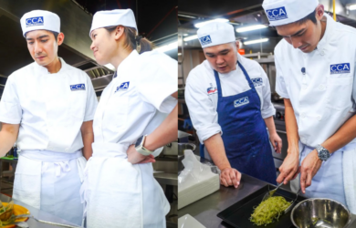 Robi Domingo and Maiqui Pineda cooking class