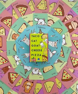 6 Travel-Friendly Board Games That Will Keep You Entertained and Energized 5 Taco Cat Goat Cheese Pizza travel board game