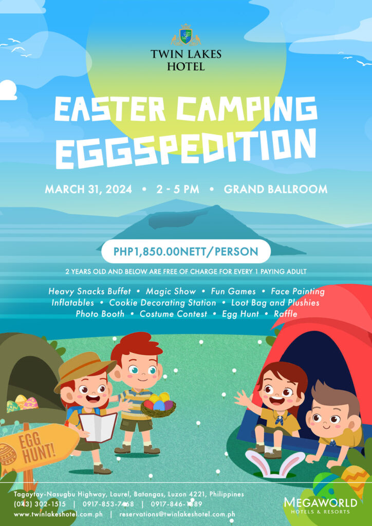 Twin Lakes Hotel Easter Camping Eggspedition Main Ad
