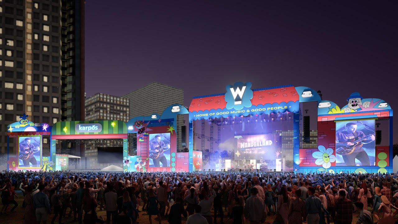 LOOK: Here’s a Sneak Peek at the Wanderland Festival 2024 Stage