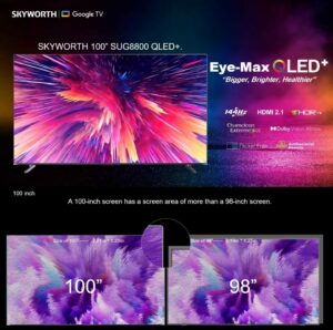 SKYWORTH 100" Eye-Max QLED TV