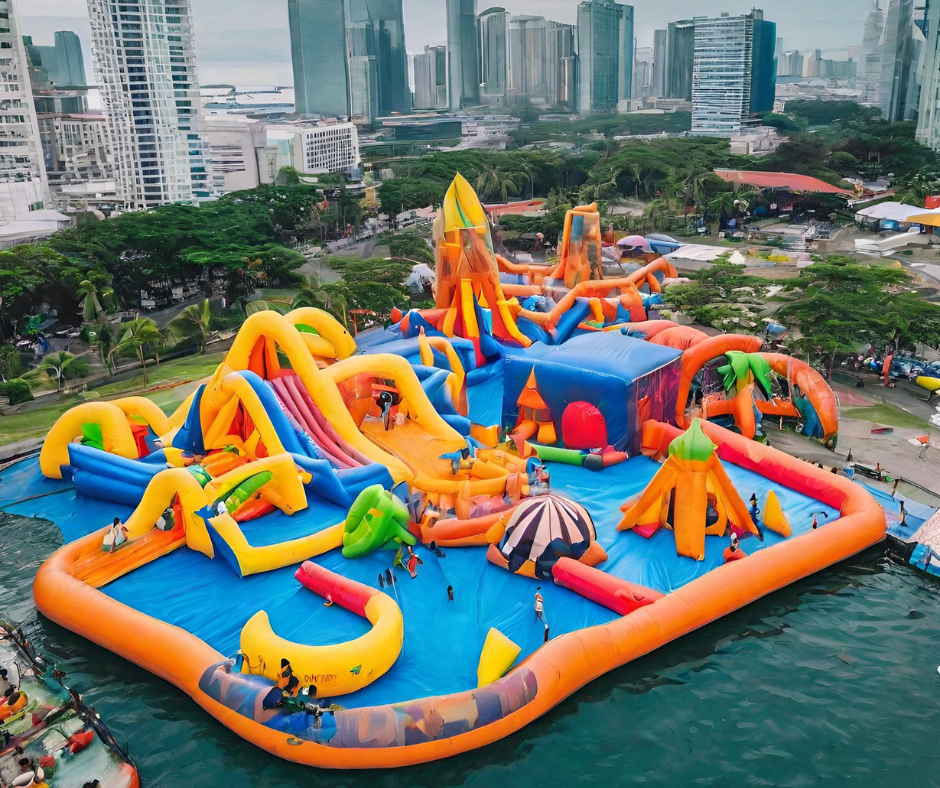 manila bay inflatable waterpark
