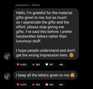 Paulo Avelino asks fans to stop giving luxurious gifts